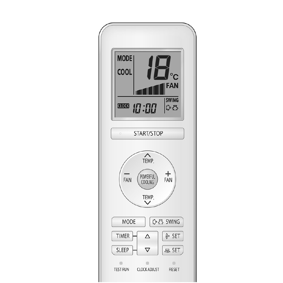 Air conditioner remote control